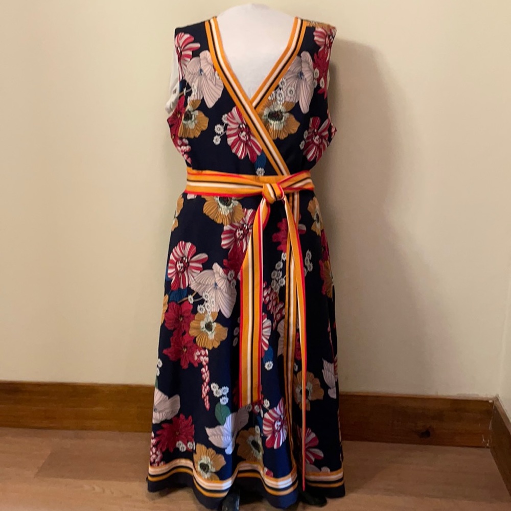 Liza Luxe XL wrap dress